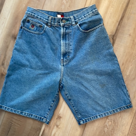 Tommy Hilfiger women’s jean shorts plus size 16 High waist rise vintage 1990’s - Picture 16 of 16